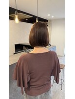 アールヘアー(ar hair) 【市川諒】夏はこれで決まり!【艶グラデボブ】