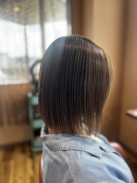 ヘアー キューブ フィール 都町店(hair cube feel) ストレートボブ