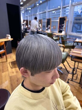 ワンズクロエ 原宿店(ONE's Chloe) フェザーパーマグレーフェザーショートサーフカール波打ちパーマ