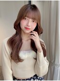 大人ガーリーなツヤ髪チョコレートカラー