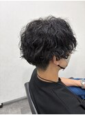 Second　×　メンズパーマ