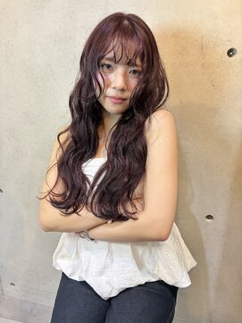 ブルーメ(Blume...) 艶感カシスブラウン/ウェーブヘア☆