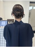 ヘアセット タイトアレンジ お呼ばれヘア カチモリヘア