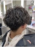 波巻きパーマ