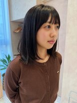 オン キャナルシティ博多前店(on)&nbsp;【晴音】レイヤーボブ/ダークブラウン/ボブ/20代