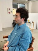 千葉駅MEN’S HAIR/サーフカール/刈り上げセンターパート