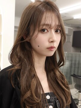 サンド ミュウ 横浜店(sand mieu) ロングレイヤー/ミディアム/髪質改善/ベージュカラー/横浜駅