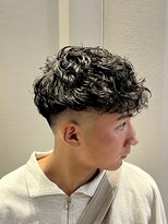 ヒロギンザ 難波店(HIRO GINZA) スペインカール×スキンフェード