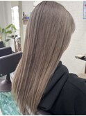 ブリーチハイライト髪質改善ダブルカラーレイヤーカット