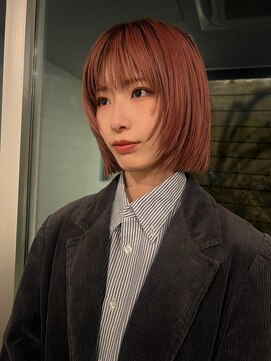 トップヘアーヒルズ 安城(TOP HAIR HILLS) レイヤーボブ髪型20代30代40代前髪あり前髪無し面長丸顔