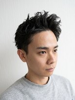 ワンワンオー バーバーショップ 長浜店(@110 BARBER SHOP)&nbsp;スパイキーショート×アップバング