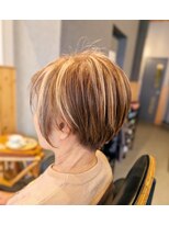 ジャドール&nbsp;コントラストハイライトボブ30代40代50代60代70代