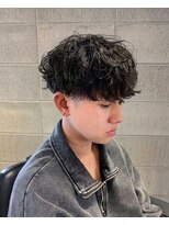 ワンワンオー バーバーショップ コンチネンタル(@110 BARBER SHOP continental)&nbsp;シャドウパーマ