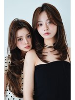 ジーナ 渋谷神南(Zina)&nbsp;髪質改善*ダークパープルワンホンレイヤー韓国*美髪【Zina渋谷】