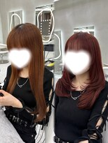 グローアイヴィ 大宮(GLROW IVY)&nbsp;▼ハッシュカット、ワインレッド、カシスカラー
