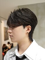 ザシェノンアオヤマ(THE CHAINON AOYAMA) ダウンパーマで作るウルフセンターパート