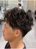スパイキーピンパーマ