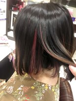 ヘアセットサロンエッジ(Edge)&nbsp;エクステ20gでインナーカラー