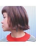 外ハネとショートバングについて