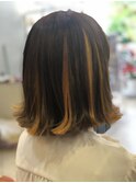 似合わせカットとシールエクステでハイライト