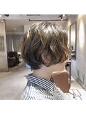 【till】 マッシュショート + ラフウェーブ