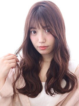 マルシェ(marche) ピンクベージュ☆重ためラフウェーブ