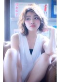 透明感ペールミルクティアッシュ×ゆるふわウェーブ【池袋】