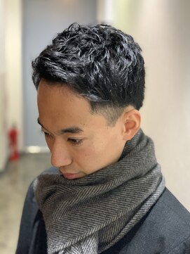 ヒロギンザ 銀座一丁目店(HIRO GINZA) ツーブロック×形状記憶パーマ