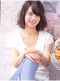 フェミニン度アップ！コク深ブラウン