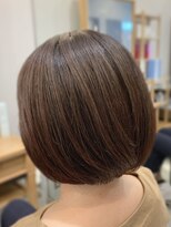 グラッシー センター北店(GLASSI)&nbsp;王道ボブ♪耳かけイメチェンフォギーベージュ◎