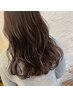 [土日]脱白髪染め♪育てるハイライト+カットカラー髪質改善Tr￥17600～