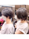 絶壁解消×くびれ×30代40代50代×ひし形大人ショートボブ永
