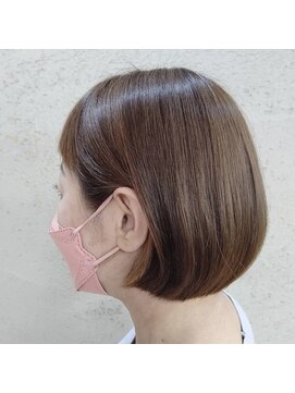 カズ(KAZU) 大人のハイライトカラー★ミニボブ