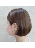 大人のハイライトカラー★ミニボブ