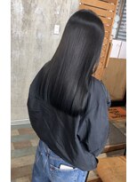 ヘアカロン(Hair CALON) offブラック韓国ハイライト髪質改善トリートメントカラー熊本
