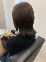 リュクスバトーバイトリコ 船橋南口店(Luxe BATEAU by tricot) チョコレートブラウンの外はねスタイル/20代30代40代