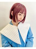 おさまるピンクボブ