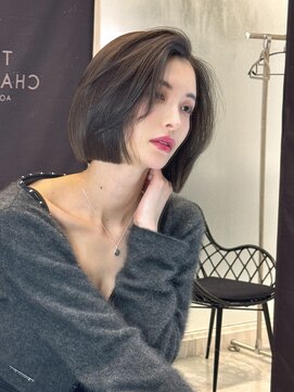 ザシェノンアオヤマ(THE CHAINON AOYAMA) ワンホンレイヤーカットケラチントリートメントボブ