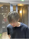 ウルフアッシュブラックカルマパーマベリーショート