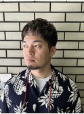 ソフトクロップメッシュカラー　新宿/メンズカット/メンズパーマ