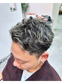 メッシュ　ブロンド　ハイライト　SEED 横浜駅