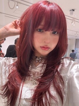 レディアル 渋谷(REDEAL) ワンホンヘア/韓国ヘア/ウルフ/前髪[レイヤーカット/渋谷]