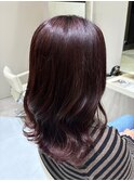透明感ラベンダーブラウン