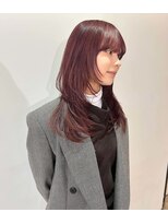 ニコフクオカヘアーメイク(NIKO Fukuoka Hair Make)&nbsp;【NIKO】レイヤーカット/ハッシュカット/韓国風レイヤー/赤髪