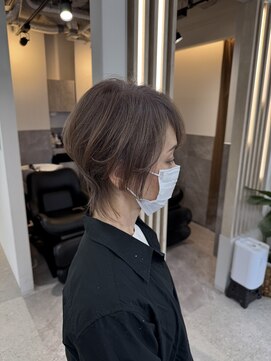 エレ 博多(ere) ショートボブ40代50代白髪ぼかし白髪染め博多