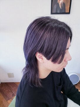 ミリ 国分寺(Mili) ハンサムウルフカット&バイオレットカラー
