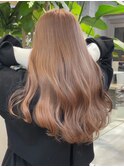 ミルクティーベージュカラーダブルカラーケアブリーチ佐賀カラー