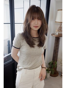 ベンジー 天神店(benji) cocoa brown / layer cut