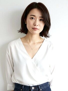 オレンジ梅田店(ORANGE) 大人外ハネボブ/オーガニックカラー【ミナ】