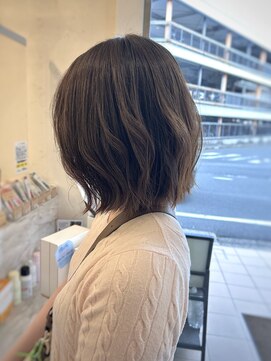 ブレンドバイハピネス(Blend by happiness) オリーブベージュ　ブリーチなしWカラー
